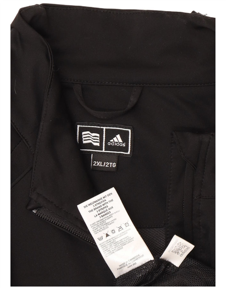 Giacca da allenamento Adidas Clima Proof da uomo 2XL poliestere nero