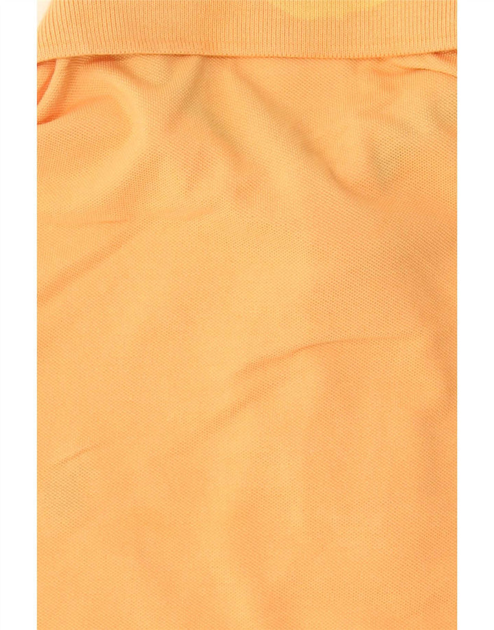 Polo da uomo US Polo Assn piccola in cotone arancione