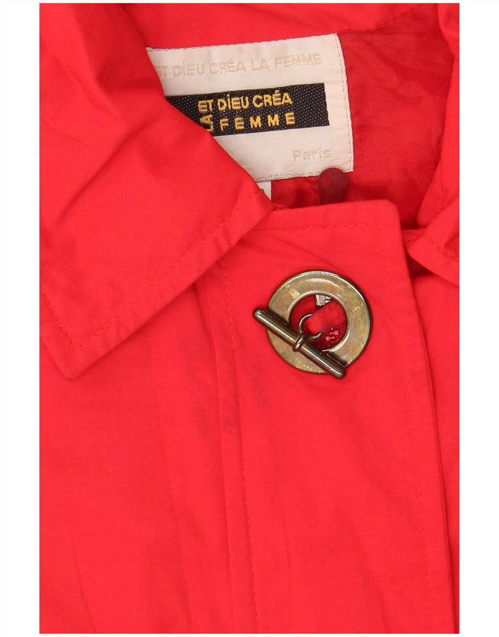Cappotto da donna Et Dieu Crea La Femme EU 40 Poliestere rosso medio