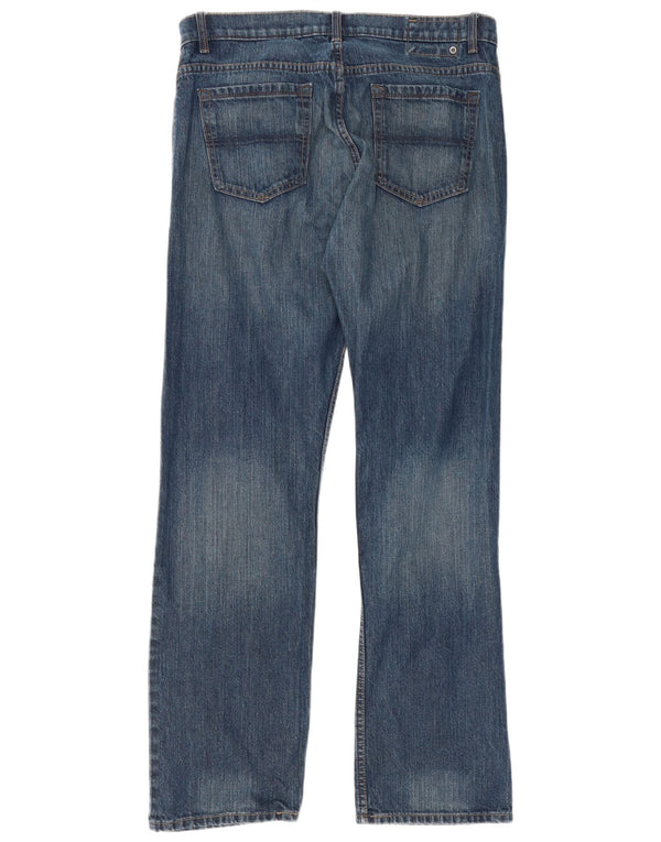 Jeans dritti da uomo Marks & Spencer Blue Harbour W36 L33 cotone blu
