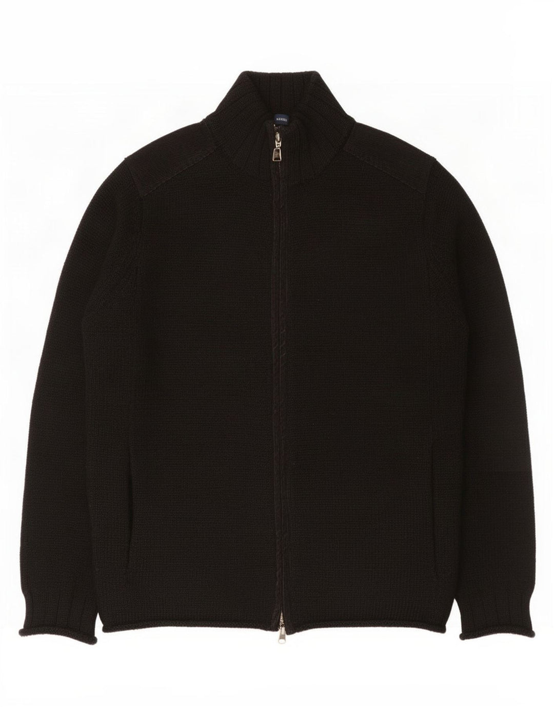 Maglione cardigan da uomo French Connection in lana nera media