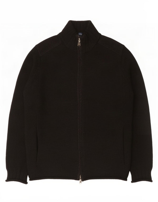 Maglione cardigan da uomo French Connection in lana nera media
