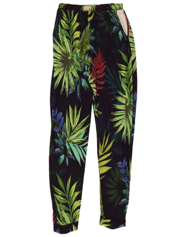Desigual Pantaloni da tuta da donna Joggers UK 8 Small multicolore floreale