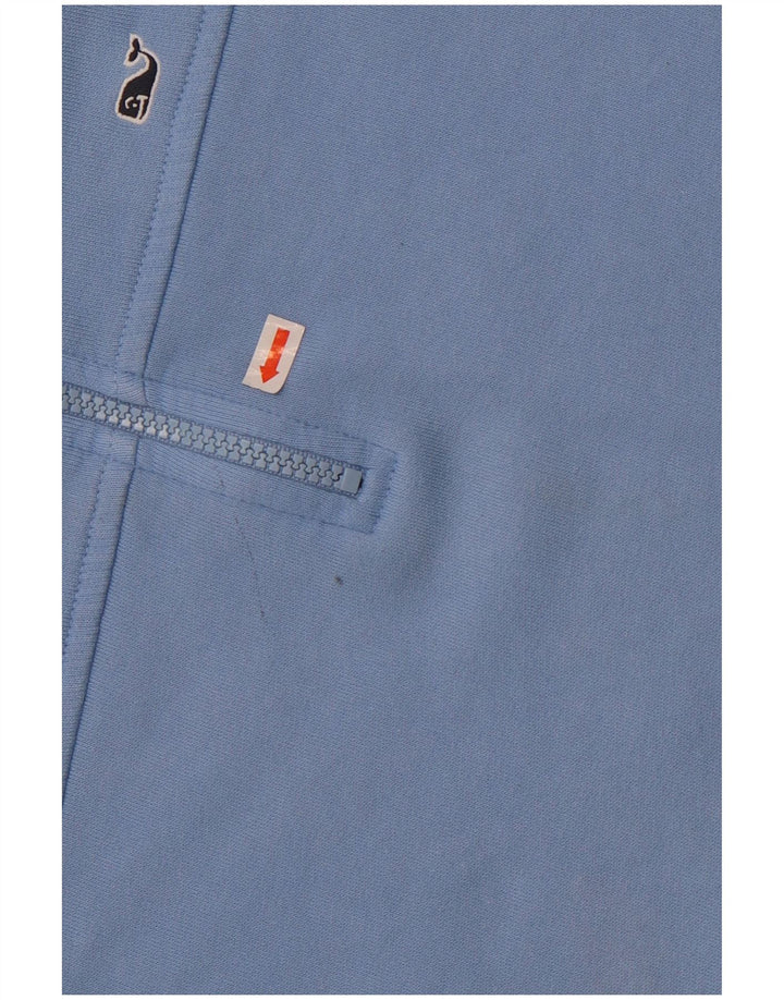 Vineyard Vines Felpa da donna oversize con collo con zip Maglione UK 10 Piccolo Blu