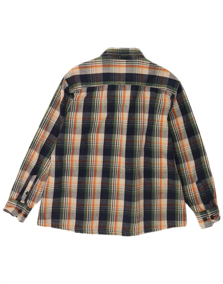 Camicia in flanella da uomo Nils Sundrstrom 2XL a quadri multicolore