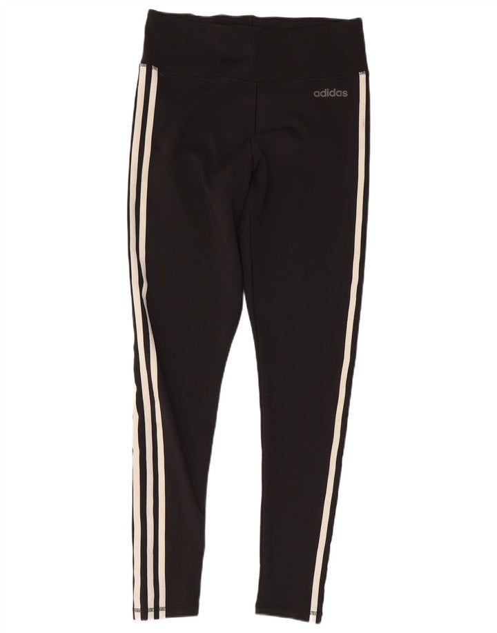 Leggings ADIDAS Climalite da donna UK 12/14 Poliestere nero medio