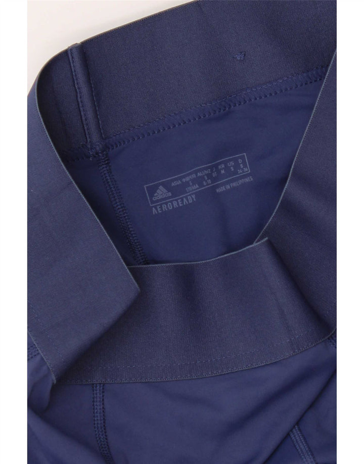 Leggings Adidas da donna UK 8/10 piccolo blu navy