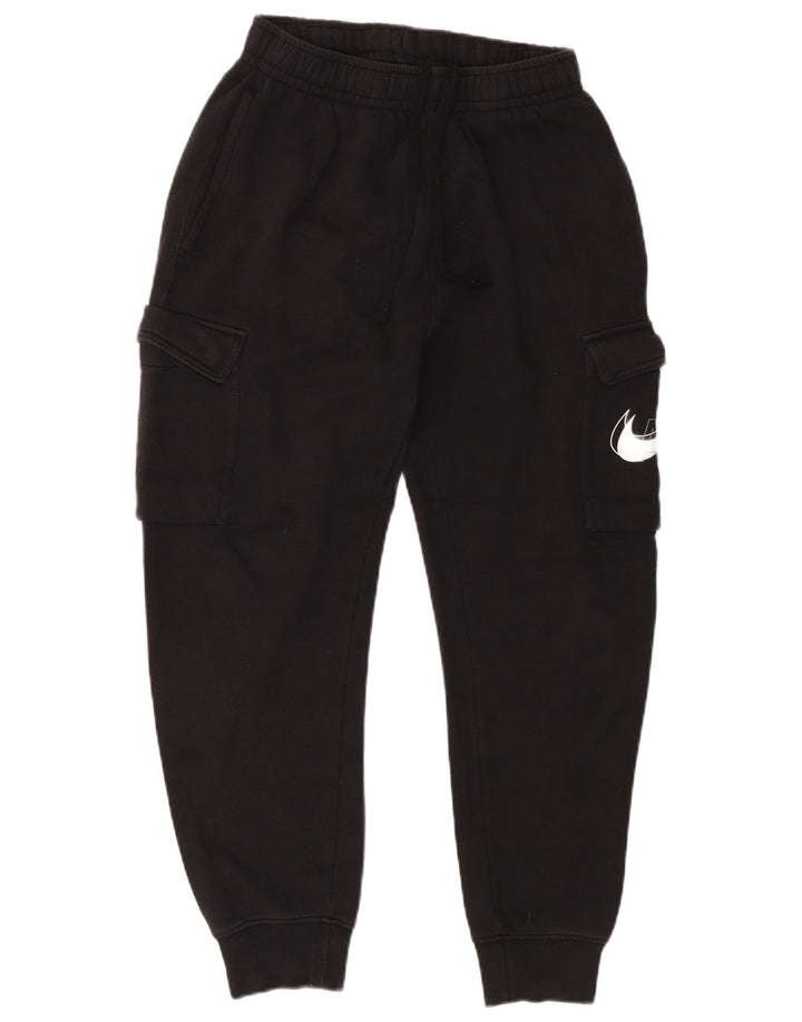 Pantaloni da tuta Nike Graphic Cargo da uomo Joggers piccoli in cotone nero