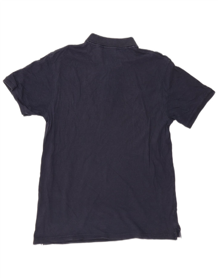 Polo da uomo Gant grande in cotone blu navy
