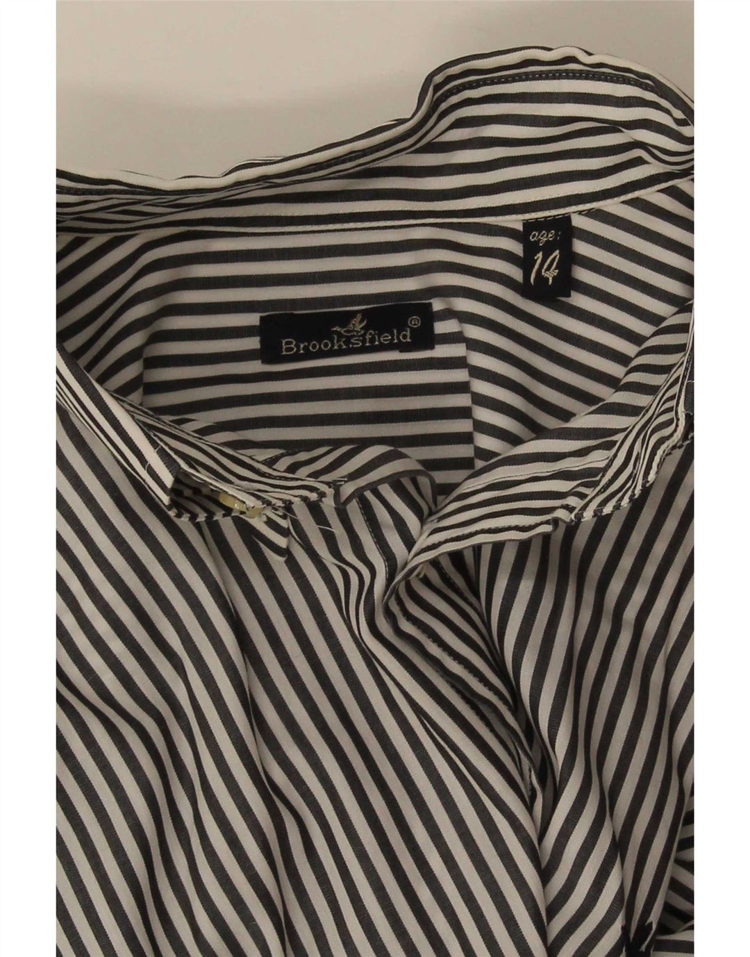 Maglia Brooksfield Ragazzo 13-14 Anni Gessata Nera