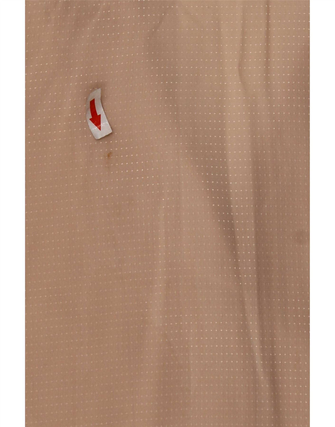 Camicetta camicia vintage da donna UK 14 Beige medio maculato