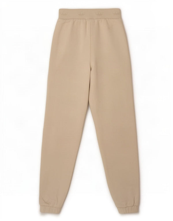 Adidas Pantaloni da tuta con grafica da donna Joggers UK 4 XS Cotone beige