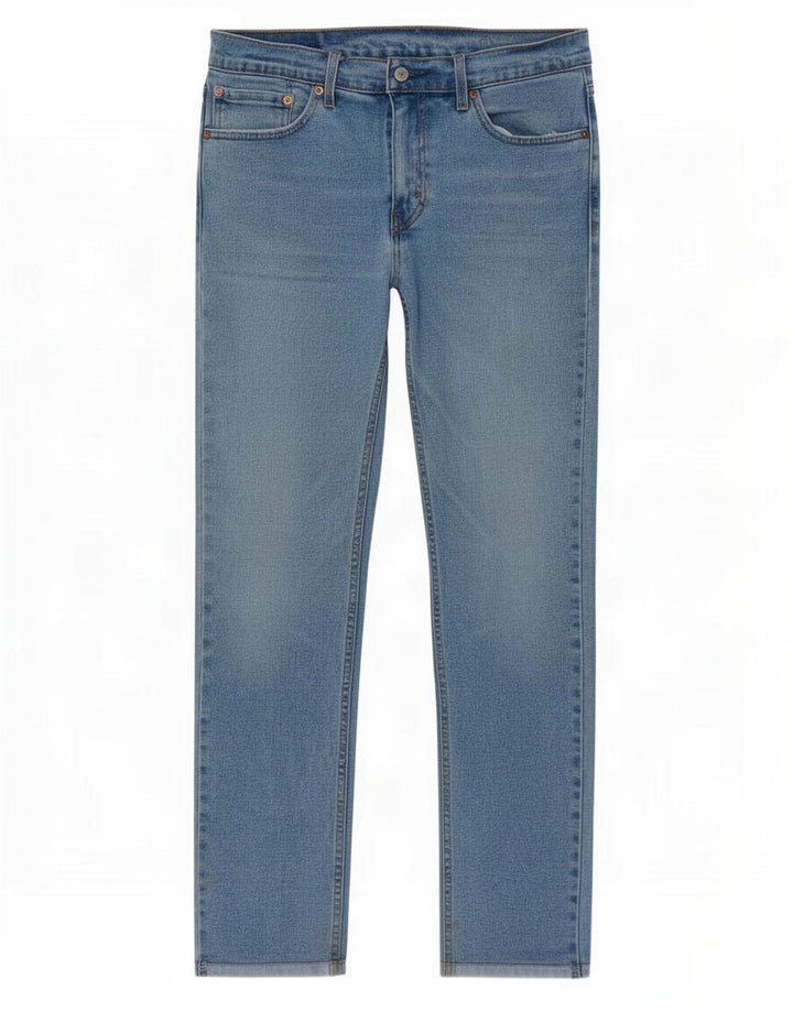 Levi's Uomo 511 Slim Jeans W31 L31 Cotone Blu