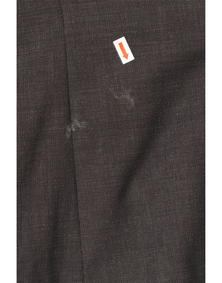 Giacca blazer da uomo a 1 bottone Zara EU 46 piccola viscosa grigia