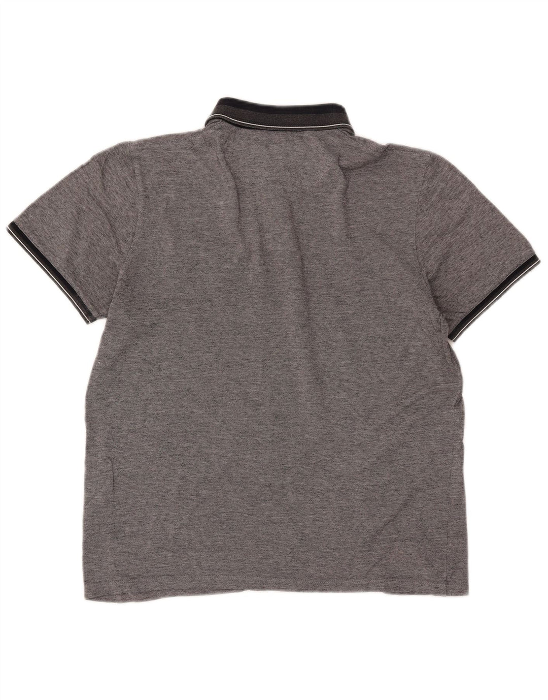 Polo da uomo TED BAKER taglia 5 XL in cotone chiazzato grigio