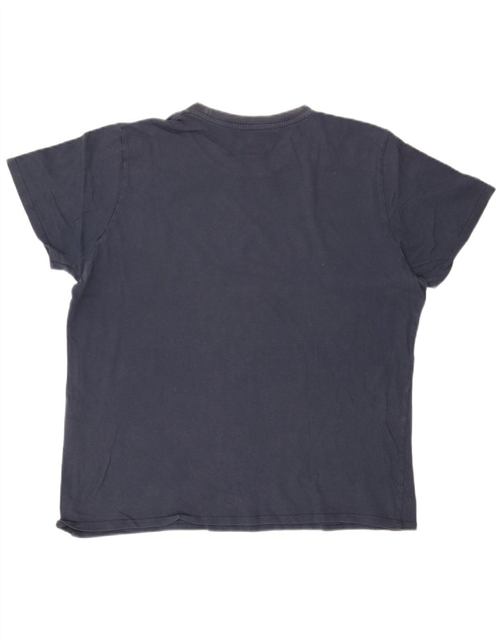 T-shirt grafica da uomo Levi's Top XL in cotone blu navy