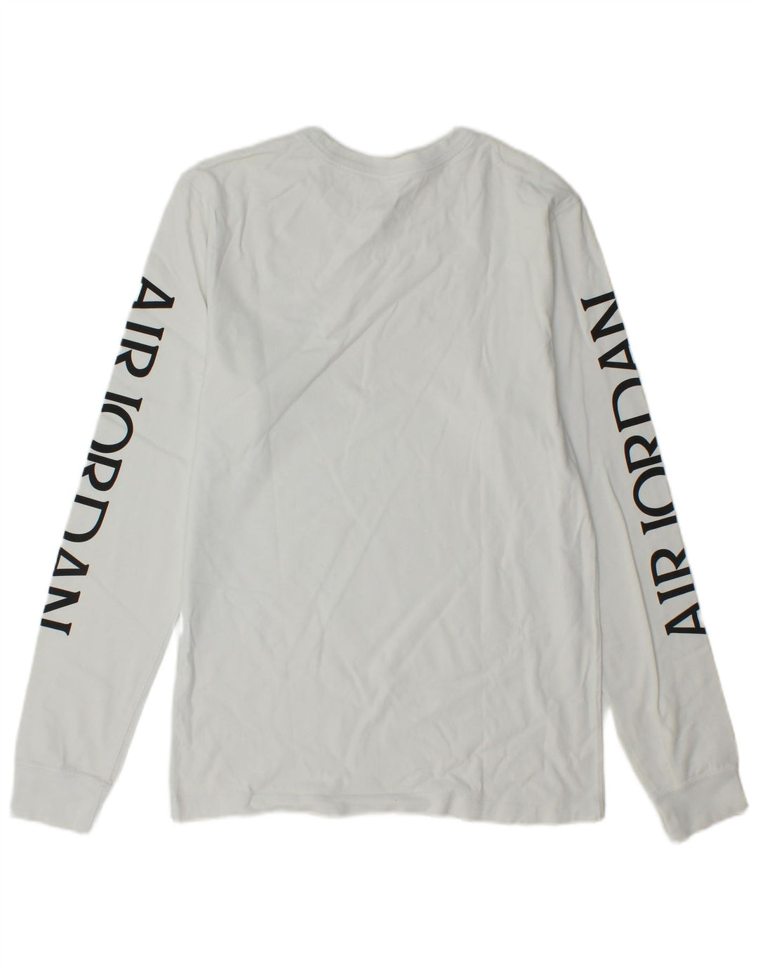 Top a maniche lunghe con grafica Jordan da uomo Small bianco