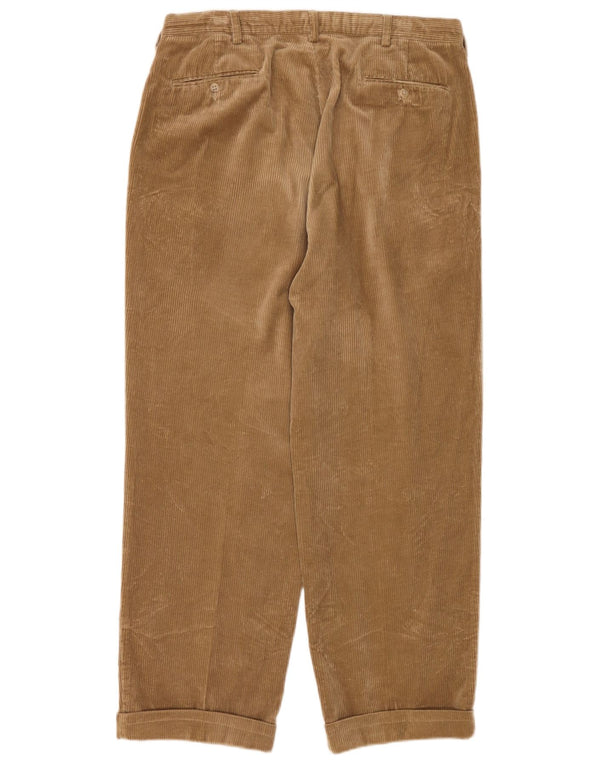 Polo Ralph Lauren Pantaloni da uomo in velluto a coste con peghette Andrew W35 L31 Cotone beige