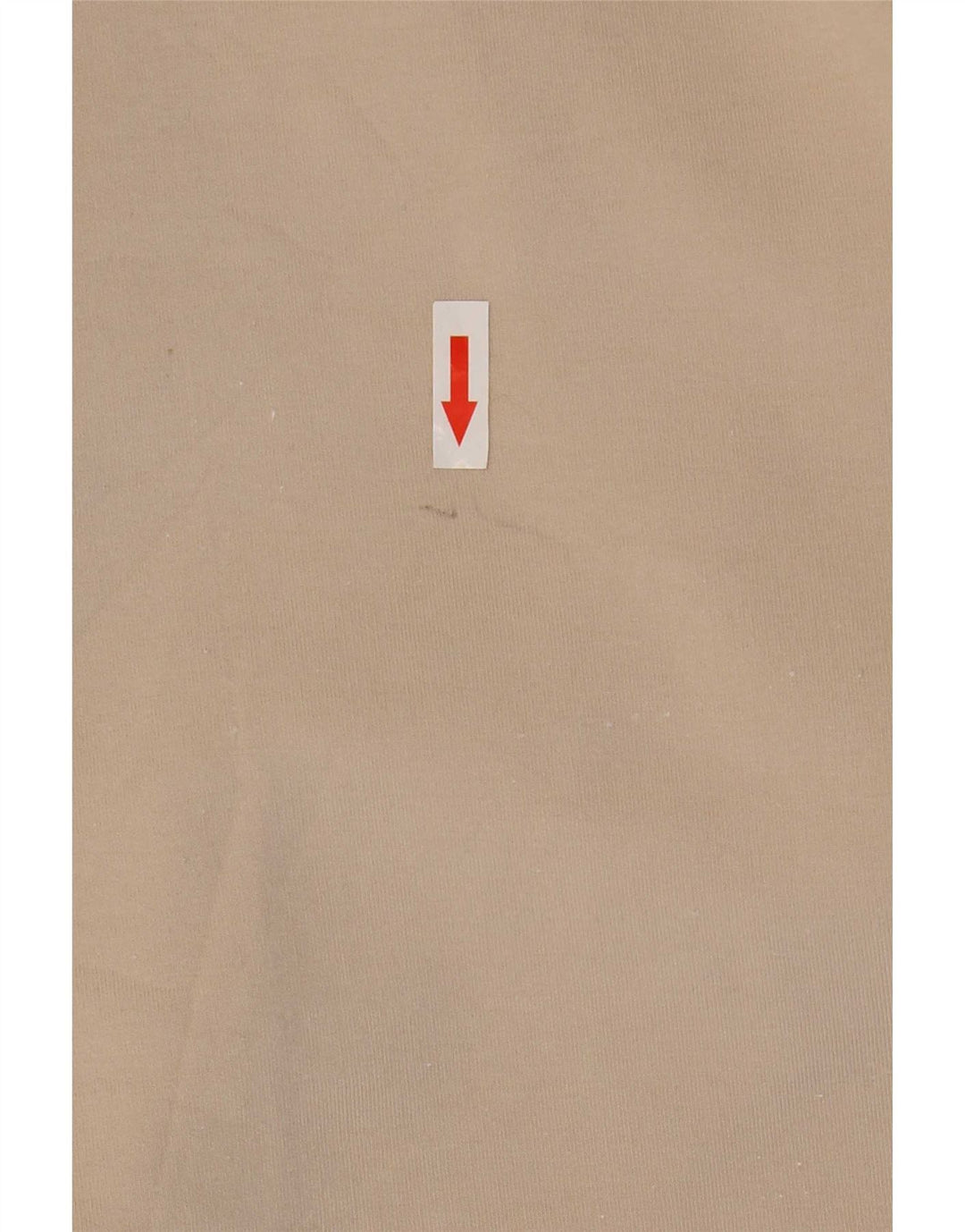 Top Zara da uomo a maniche lunghe piccolo in cotone beige