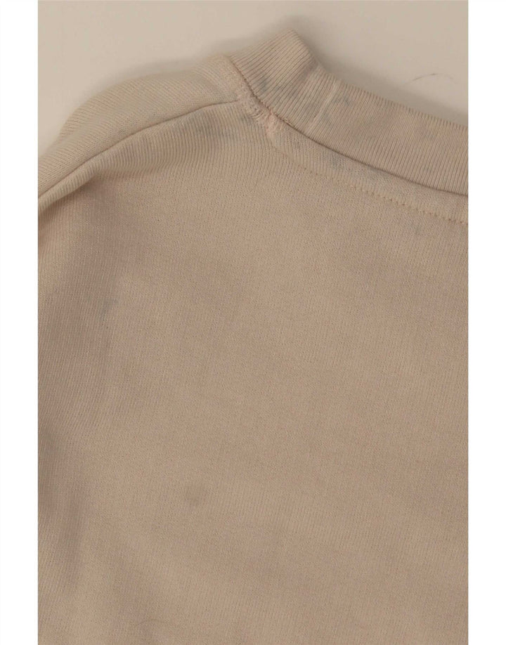 Levi's Donna Felpa Oversize Maglione UK 10 Piccolo Cotone Beige
