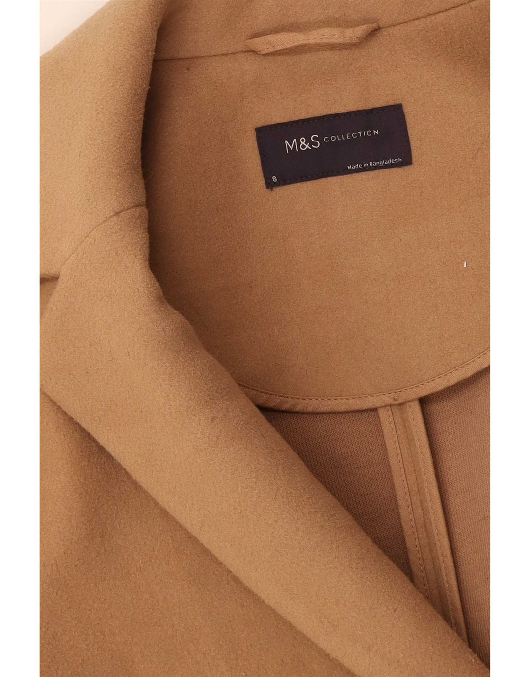 Cappotto da donna Marks & Spencer UK 8 piccolo Beige