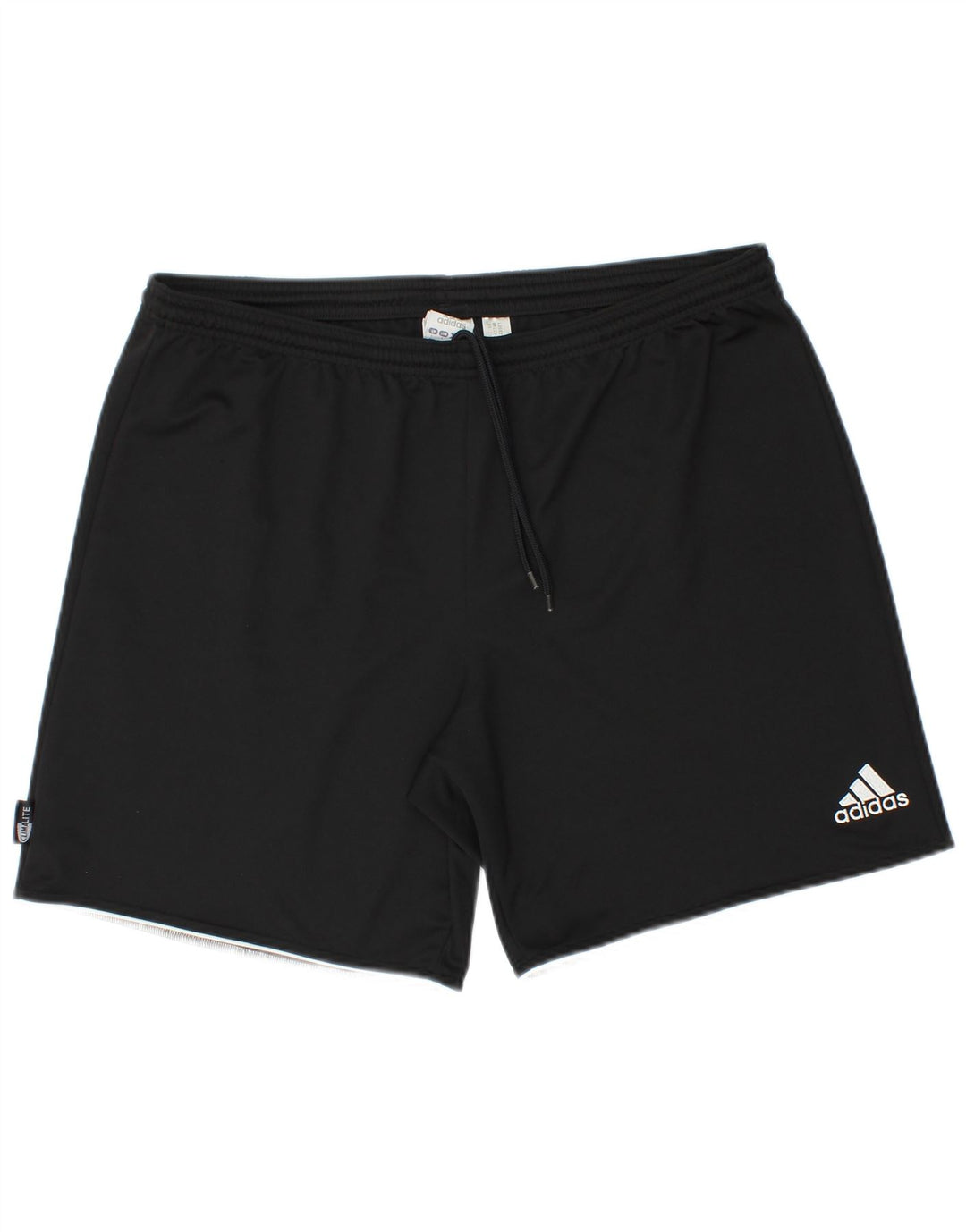 Pantaloncini sportivi Adidas Climalite da uomo grandi in poliestere nero