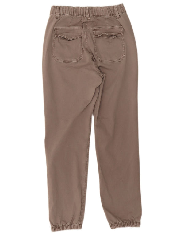 Jeans affusolati da donna Marks & Spencer UK 8 piccoli W24 L25 cotone marrone