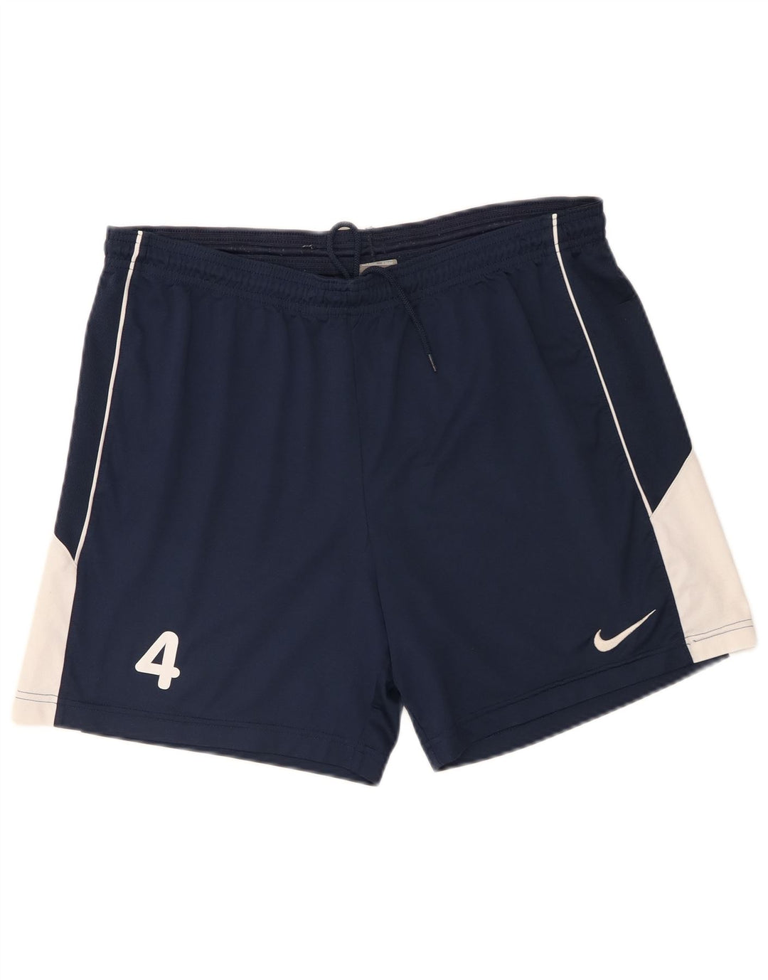 Pantaloncini sportivi da uomo Nike Large in poliestere color block blu navy