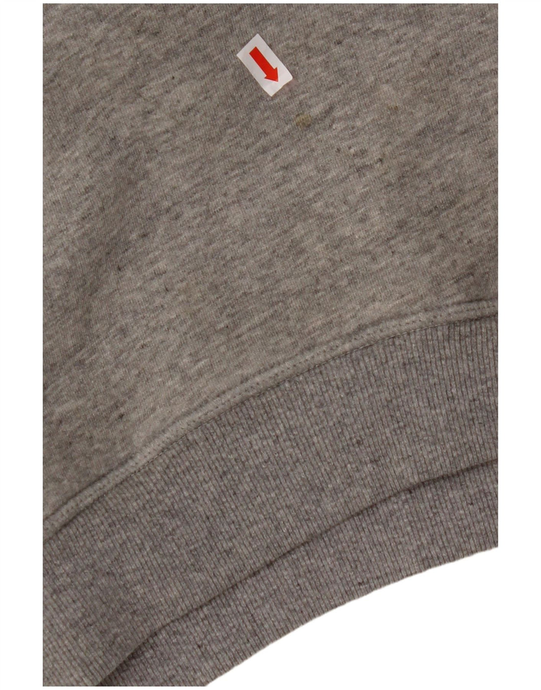 JACK WILLS Maglione oversize con cappuccio da donna UK 10 piccolo cotone grigio