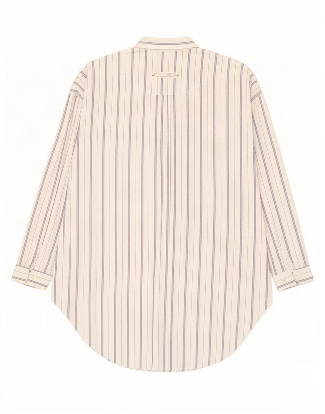 Camicia pullover con maniche a 3/4 da donna Benetton UK 10 Small White Striped