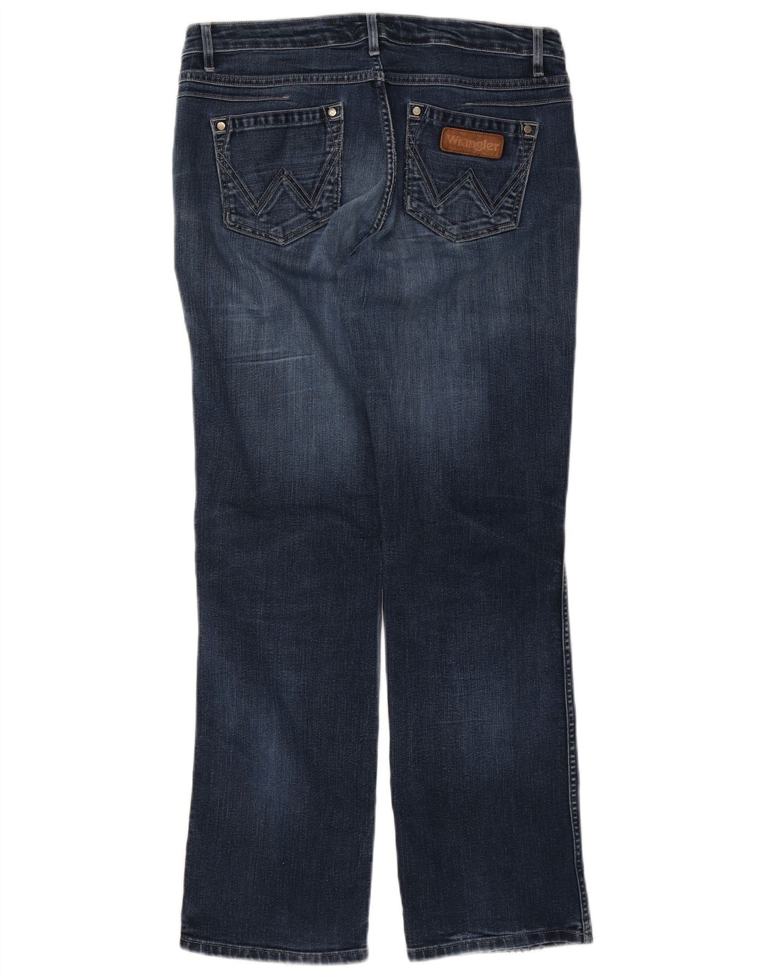Jeans dritti Wrangler da donna Sara W32 L32 cotone blu