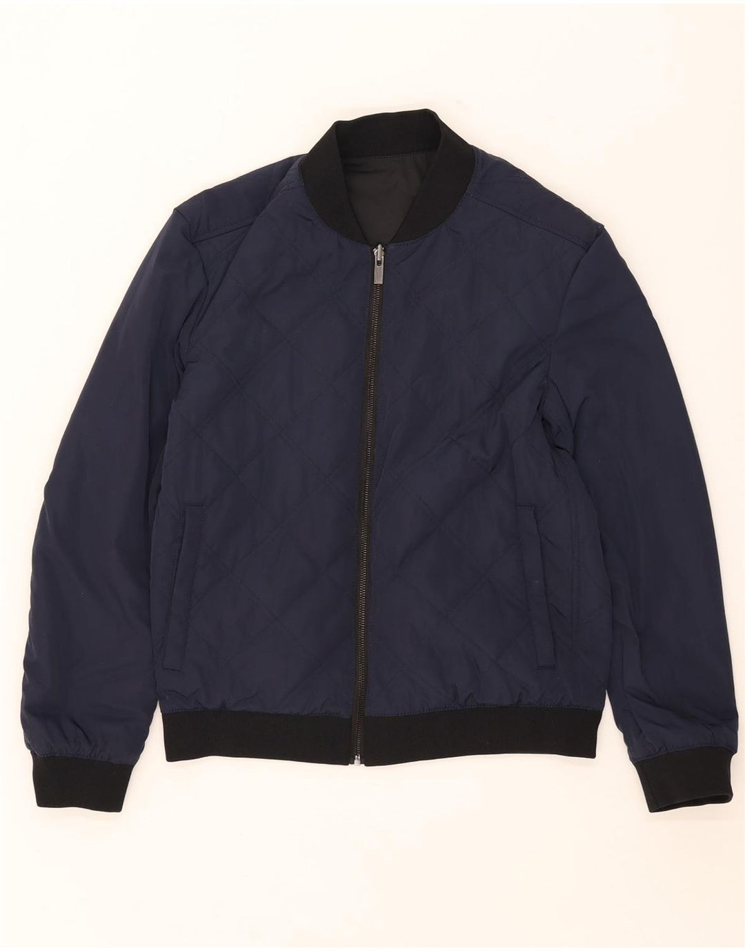 Giacca reversibile da uomo Hugo Boss UK 36 Small Nera in poliammide