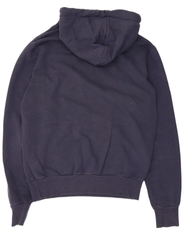 Maglione con cappuccio grafico da uomo Superdry grande in cotone blu navy