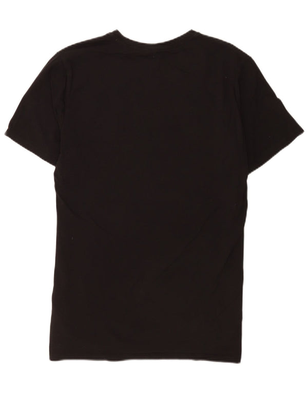 Guess T-shirt grafica da uomo slim fit Top UK 40 cotone nero medio