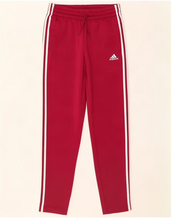 Pantaloni da tuta da donna Adidas UK 8/10 Small Poliestere rosso