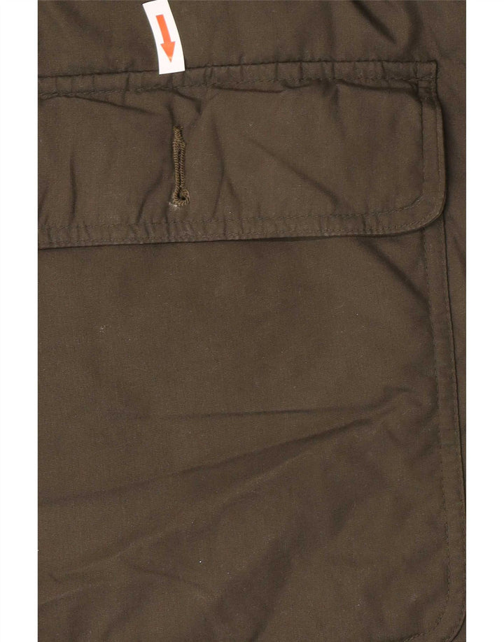 St. Cappotto imbottito da uomo Bernard UK 42 XL Poliestere kaki