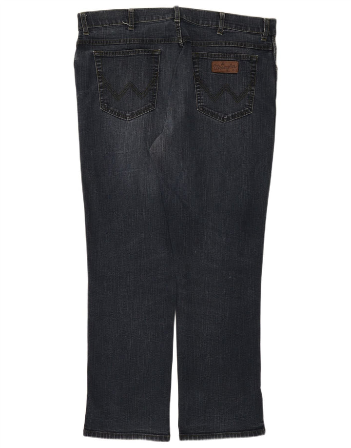 Jeans dritti elasticizzati Texas Wrangler da uomo W40 L32 cotone blu