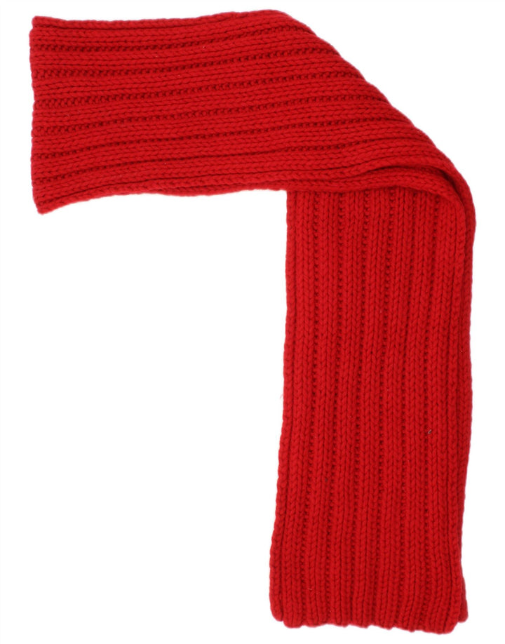 Sciarpa rettangolare in maglia da donna Gap, taglia unica, in lana rossa