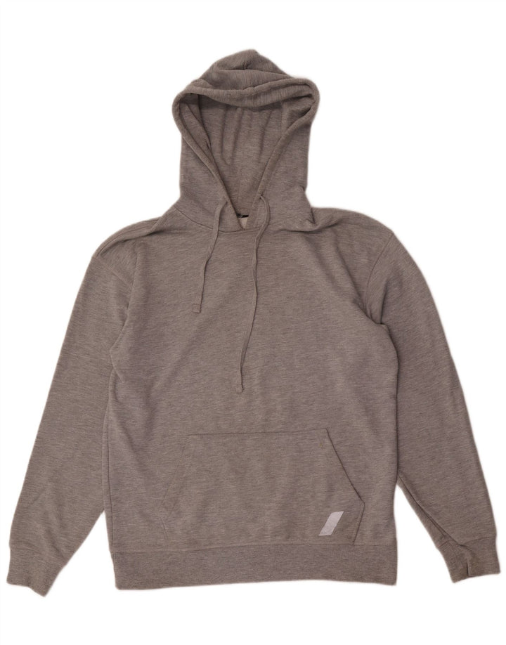 Felpa con cappuccio da uomo Zara in poliestere grigio medio
