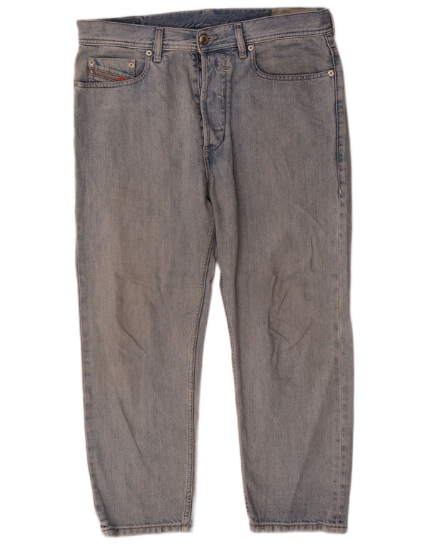 Jeans corti da uomo Diesel W32 L24 cotone blu