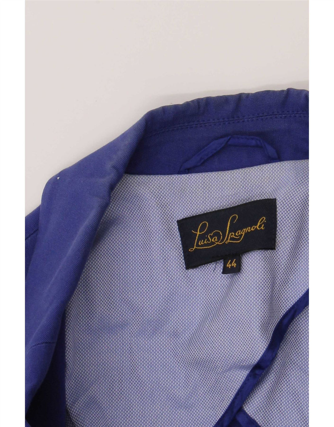 Giacca Blazer a 2 Bottoni da Donna Luisa Spagnoli IT 44 Blu Medio