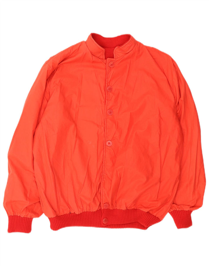 Giacca reversibile vintage da uomo UK 40 grande lana rossa