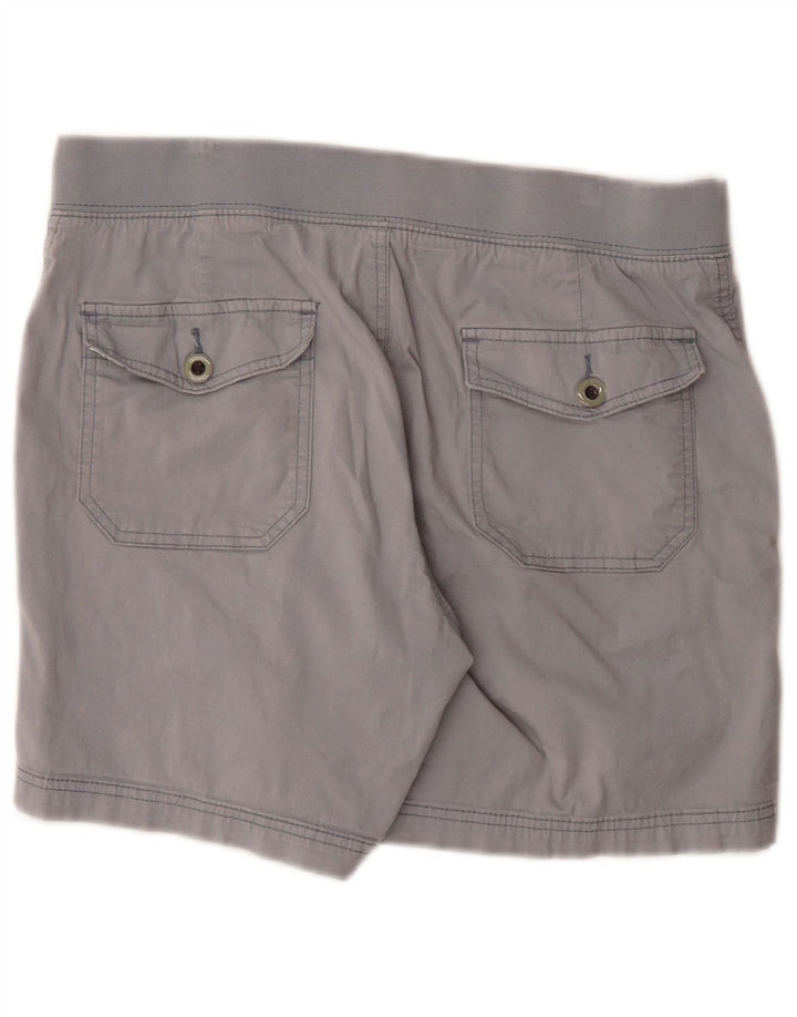 Pantaloncini cargo da donna Lee US 12 Large W32 cotone blu