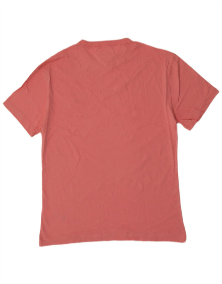 T-shirt da uomo Tommy Hilfiger Top piccola in cotone rosa