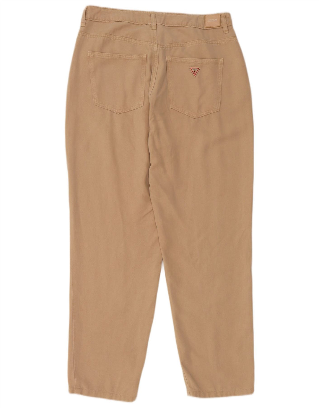 GUESS Donna Mom Jean Jeans affusolati a vita alta W29 L27 Beige