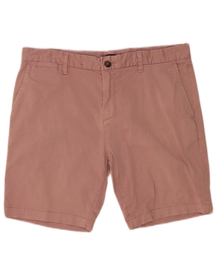 FRENCH CONNECTION Mens Chino Shorts W34 Large Pink Cotton