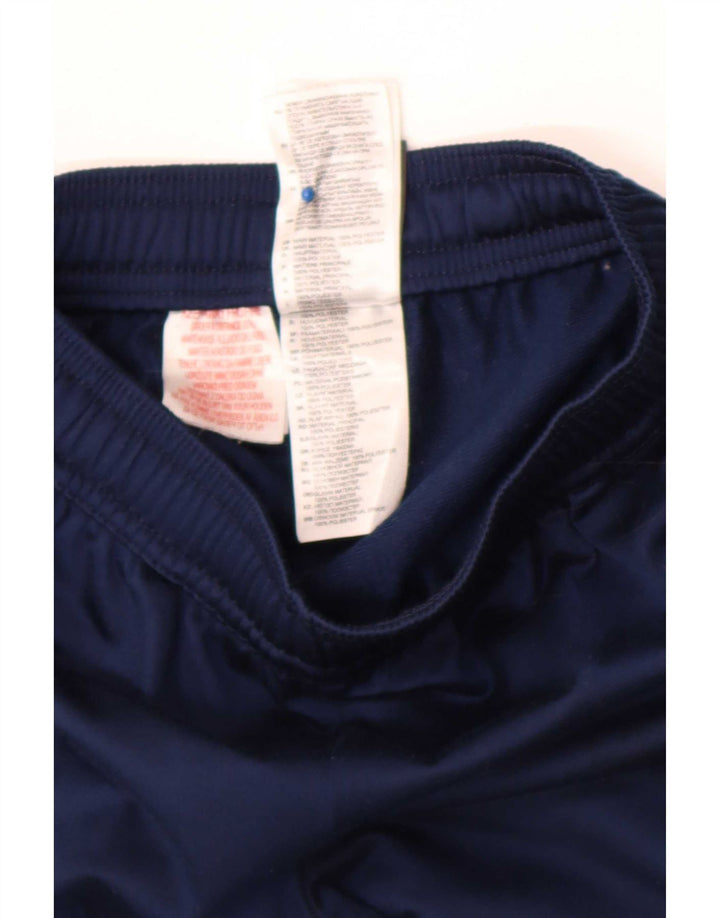 Pantaloni della tuta Adidas Climalite da ragazzo 7-8 anni in poliestere blu navy