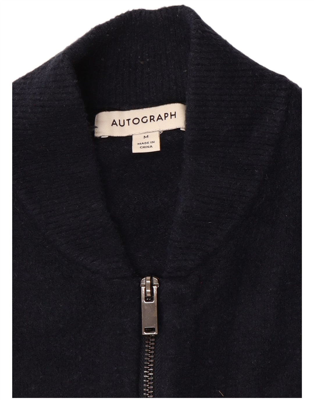 Maglione cardigan autografo da uomo Marks & Spencer blu navy medio