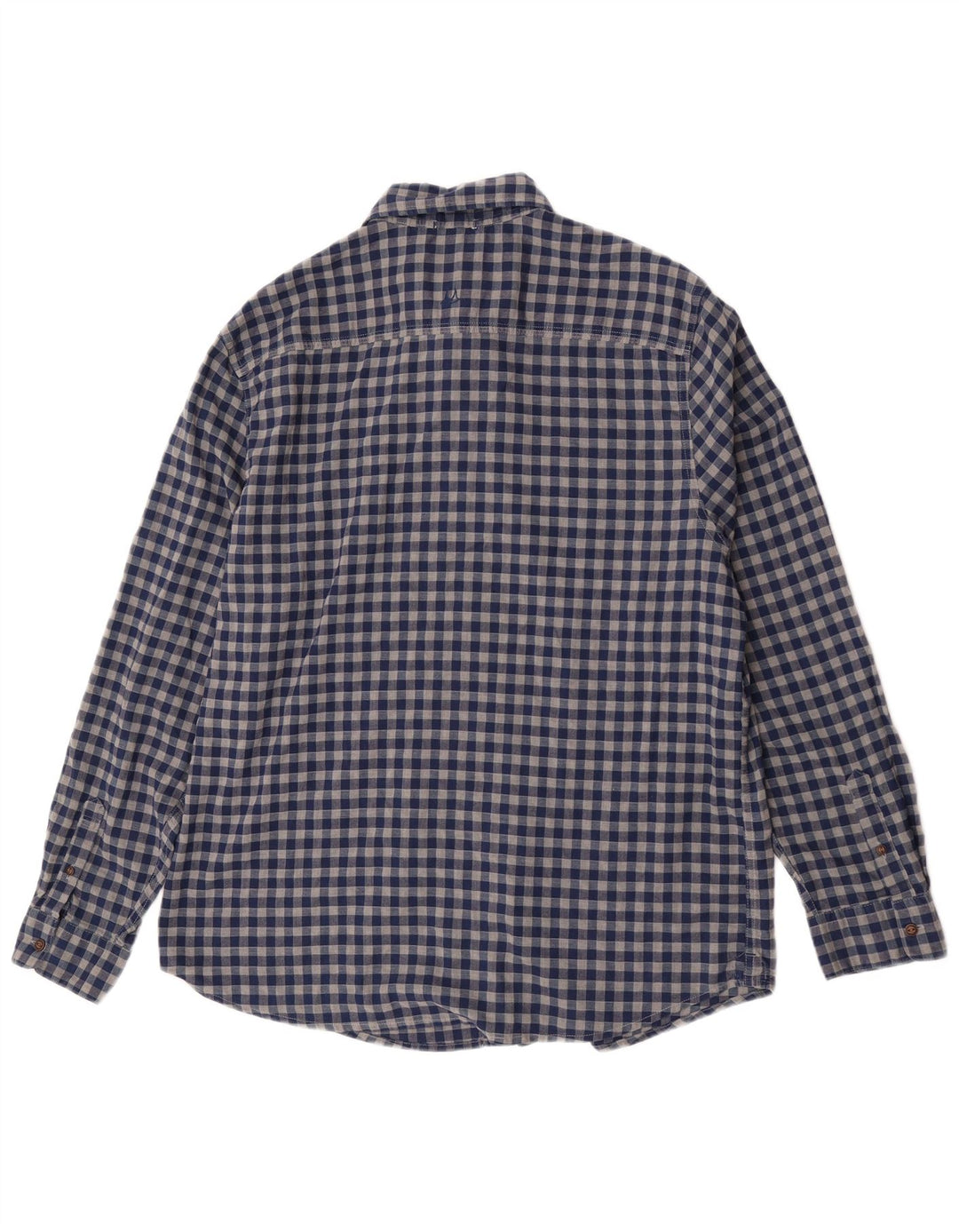 Camicia da uomo Mantaray a quadri blu navy grandi