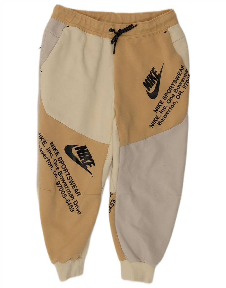 Pantaloni da tuta Nike da uomo con grafica Capri, pantaloni da jogging, color beige medio